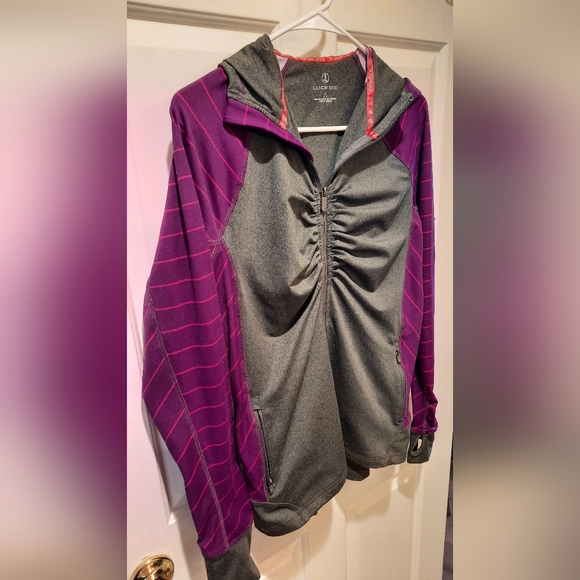 Lands End Zip-Up Lightweight Hooded Jacket/Sweatshirt size Small (6-8) - Picture 11 of 15